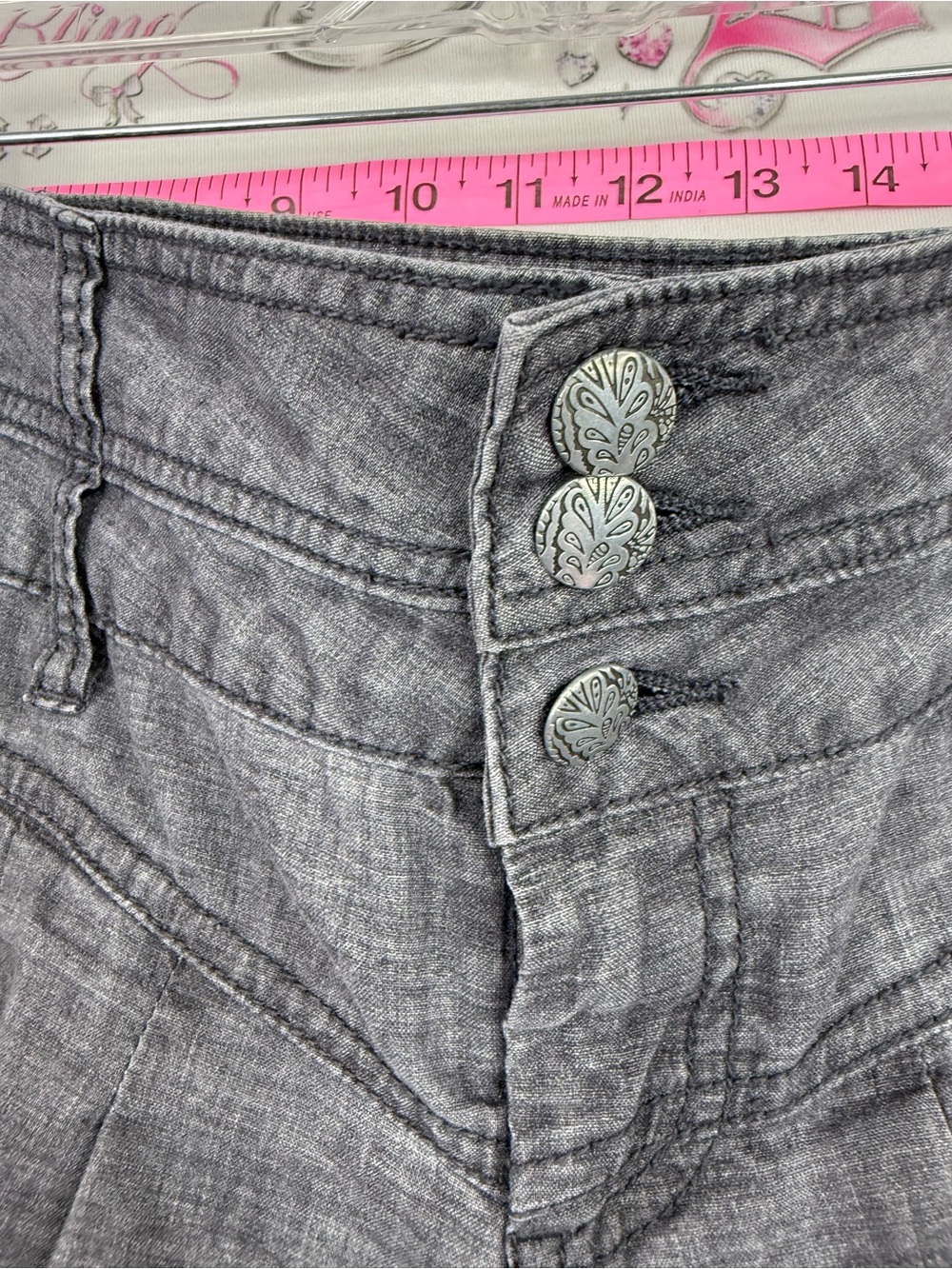Prana pants hemp Gray Relaxed Track Pants with Triple-Button Waist - Picture 4 of 11